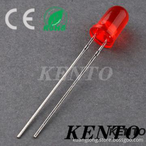 HOT SALE 5mm DIP Water clear Long Diffsed Red Ultra bright LED Diode
